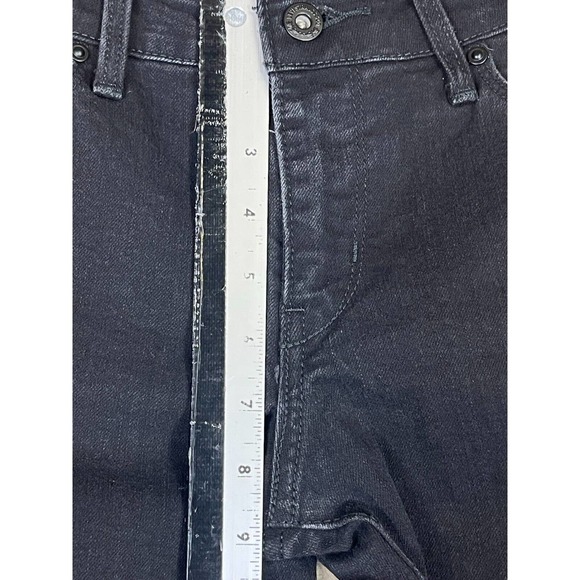Levi's Demi‎ Curve Skinny Leg Womens 10/30 Black Mid Rise Cotton Blend Pockets - Picture 5 of 13